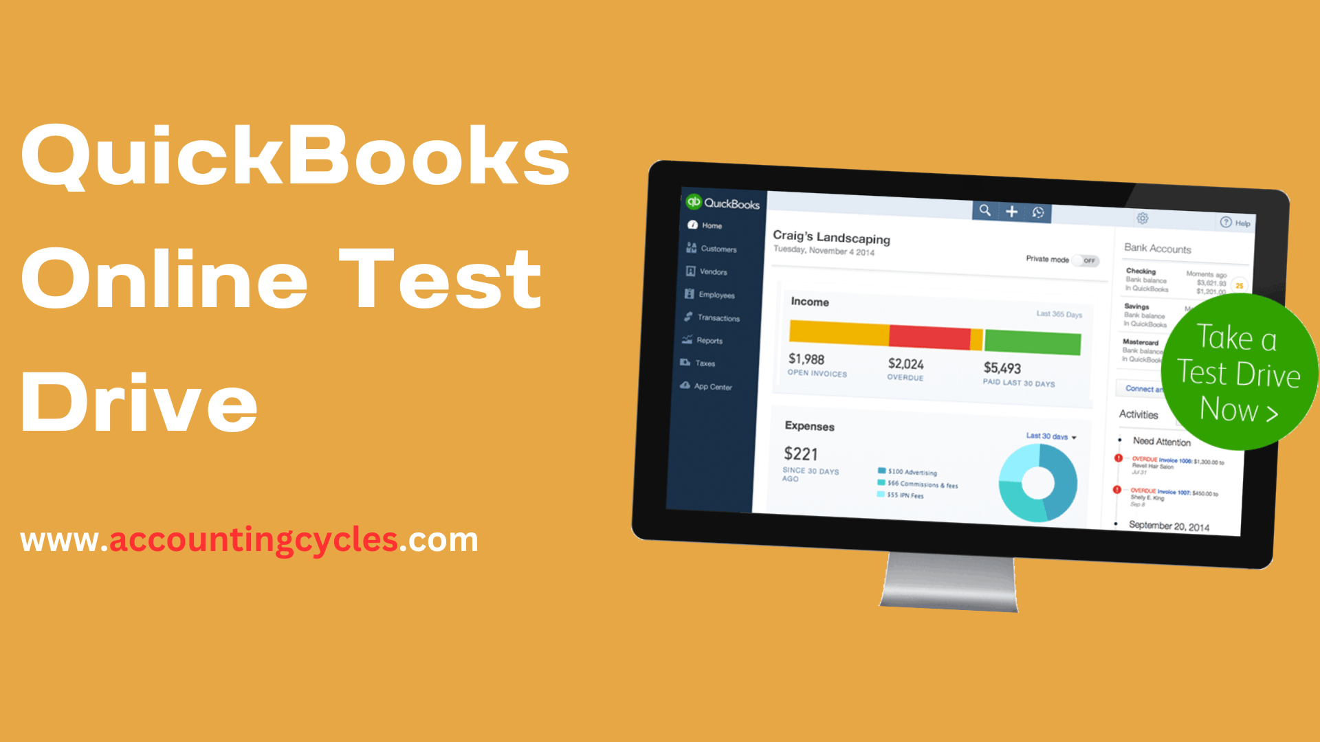 QuickBooks Online Test Drive